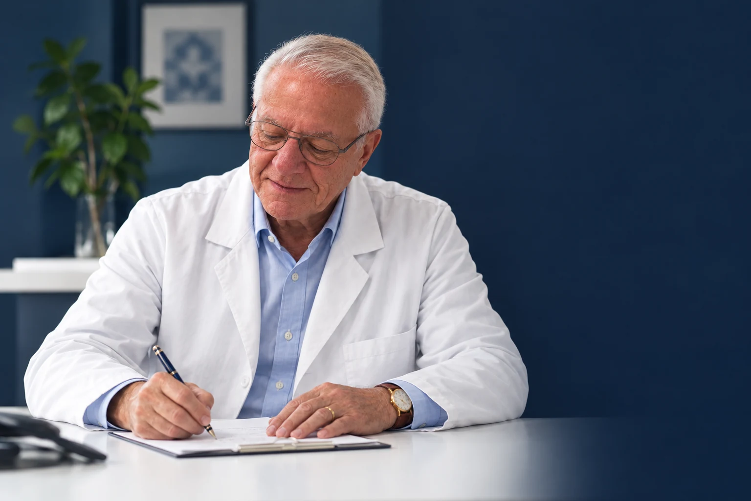 Le Dr Luis Heer écrit à son bureau