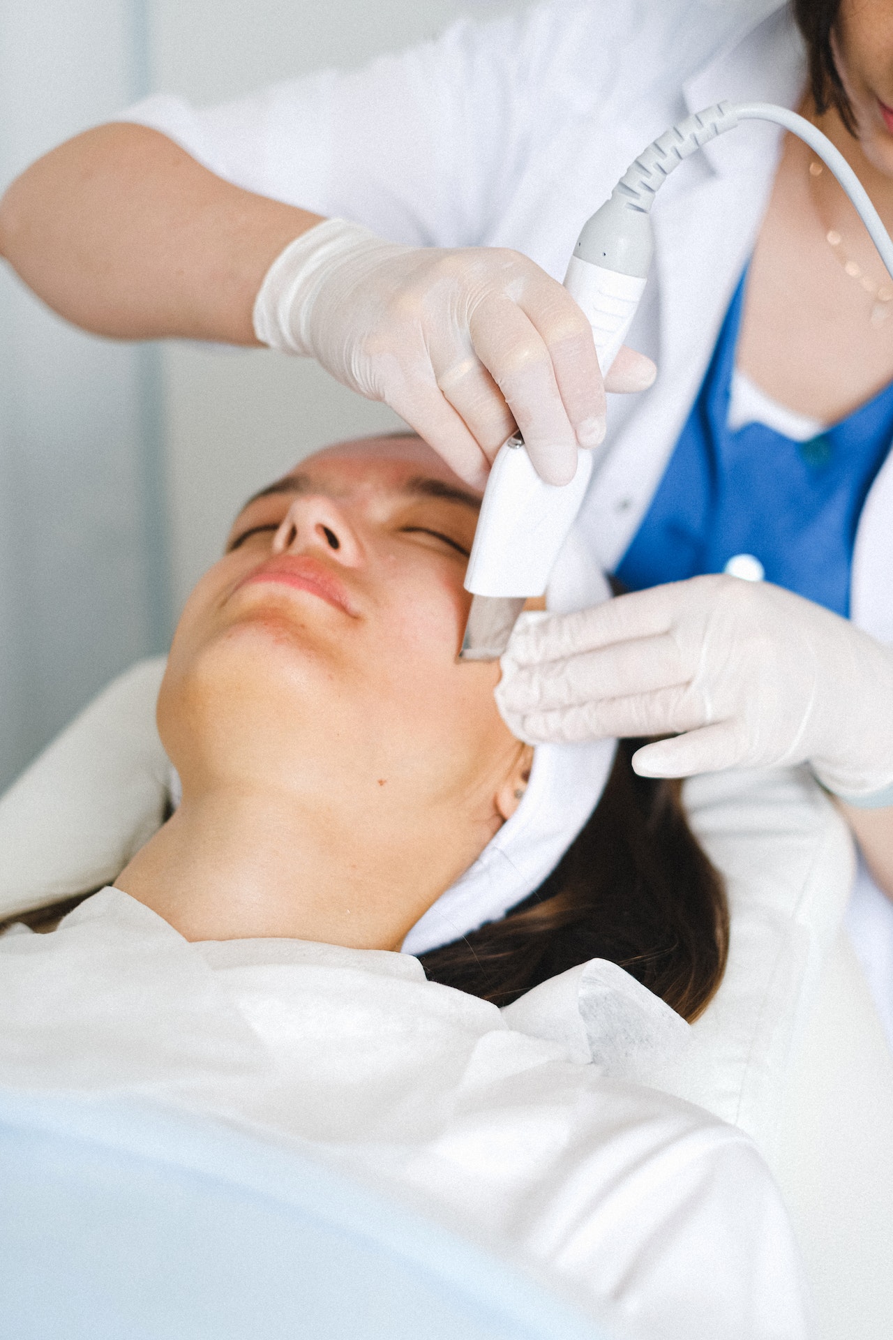 Soin du visage, appareil sur la peau